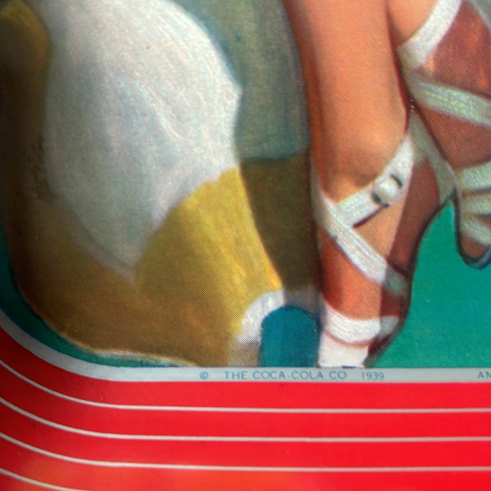 1939 Coca-Cola Tray - Picture 13 of 13